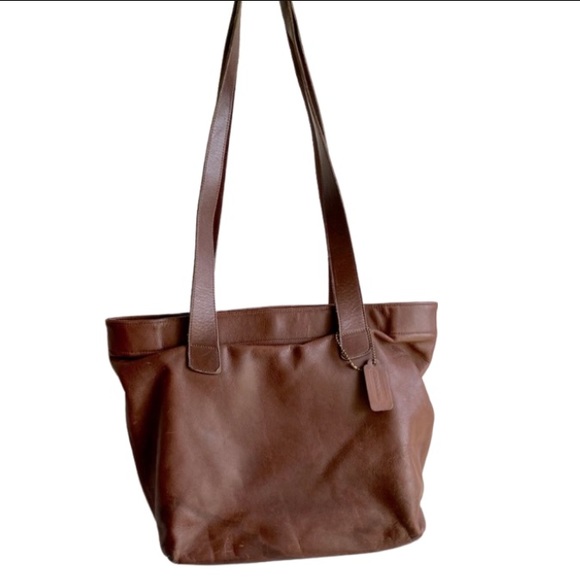 Coach Handbags - COACH 214 leather tote bag purse brown vintage